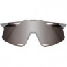 100percent Hypercraft - Matte Stone Grey - HiPER Silver Mirror Len