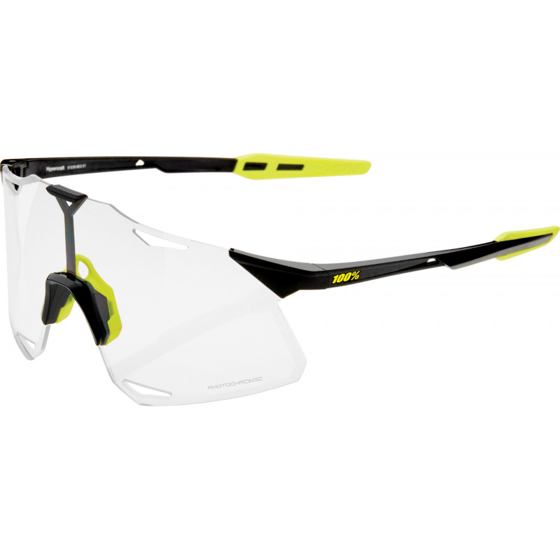 100percent Brille Hypercraft Gloss Black-Photochromic Lens
