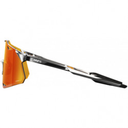 100percent Brille Hypercraft - Black Chrome - HiPER Red Mirror Lens