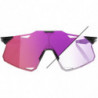100percent Brille Hypercraft - Gloss Black - Purple Mirror Photochromic Lens