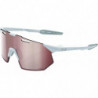 100percent Brille Hypercraft SQ - Matte Stone Grey - HiPER Crimson Silver Mirror Lens