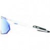 100percent Brille Hypercraft SQ - Soft Tact White - HiPER Blue Multilayer Lens
