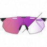100percent Brille Hypercraft SQ - Gloss Black - Purple Mirror Photochromic Lens