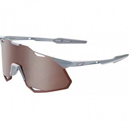 100percent Brille Hypercraft XS Matte Stone Grey-HiPER Crimson Silver Mirror Lens
