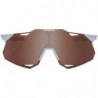100percent Brille Hypercraft XS Matte Stone Grey-HiPER Crimson Silver Mirror Lens