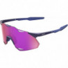 100percent Brille Hypercraft XS - Satin Storm Metallic - Purple Mirror Lens