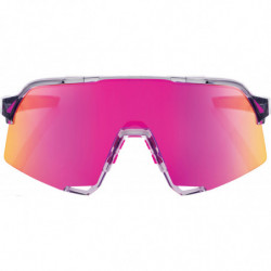 100percent Brille S3 Polished Translucent Grey - Purple Multilayer Mirror Lens