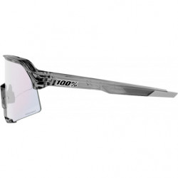 100percent Brille S3 - Polished Translucent Grey - Rose Gold Mirror Photochromic Lens