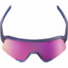 100percent Brille S3 - Satin Storm Metallic - Purple Mirror Lens