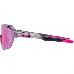 100percent Brille S2 Polished Translucent Grey -Purple Multilayer Mirror Lens