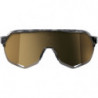 100percent Brille S2 - Gloss Black Havana - Soft Gold Mirror Lens