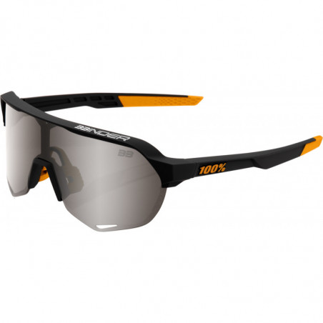 100percent Brille S2 Brad Binder SE Black - Silver Mirror Lens - S
