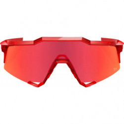 100percent Brille Speedcraft Gloss Translucent Red/HiPER Red Mirror Lens