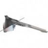 100percent Brille Speedcraft Polished Translucent Grey - Rose Gold Photochromic Mirror