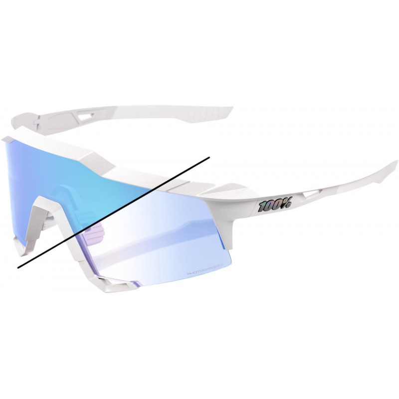 100percent Brille Speedcraft Bastille - Blue Mirror Photochromic Lens