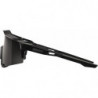 100percent Brille Speedcraft Matte Black Gloss Black - Black Mirror Lens