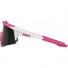 100percent Brille Speedcraft Puddy Pink White - Smoke Lens