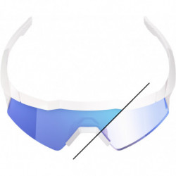 100percent Brille Speedcraft SL - Bastille - Blue Mirror Photochromic Lens