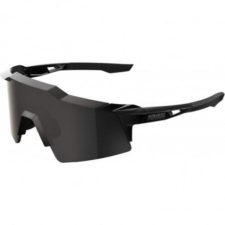 100percent Brille Speedcraft SL - Matte Black Gloss Black - Black Mirror Lens