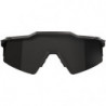 100percent Brille Speedcraft SL - Matte Black Gloss Black - Black Mirror Lens