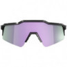 100percent Brille Speedcraft SL - Polished Black - HiPER Polarized Lavender