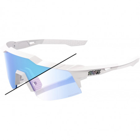 100percent Brille Speedcraft XS - Bastille - Blue Mirror Photochromic Lens