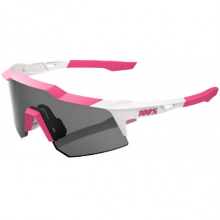 100percent Brille Speedcraft XS - Puddy Pink White - Smoke Lens