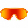 100percent Brille Glendale Soft Tact Neon Orange-HiPER Red Multilayer Mirror Lens