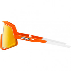 100percent Brille Glendale Soft Tact Neon Orange-HiPER Red Multilayer Mirror Lens