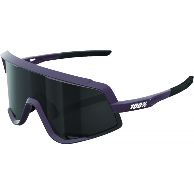 100percent Brille Glendale Soft Tact Deep Purple - Black Mirror Lens