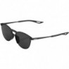 100percent Brille Legere Round Polished Black - Smoke Lens