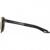 100percent Brille Legere Round - Matte Black - HiPER Gold 24K Mirror Lens