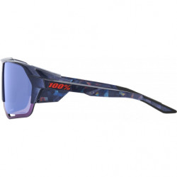 100percent Brille Norvik Black Holographic - HiPER Blue Multilayer Mirror Lens