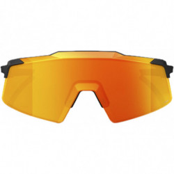 100percent Brille Aerocraft - Soft Tact Black - HiPER Red Multilayer Mirror Lens