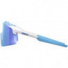 100percent Brille Aerocraft - Matte White - HiPER Blue Mirror Lens