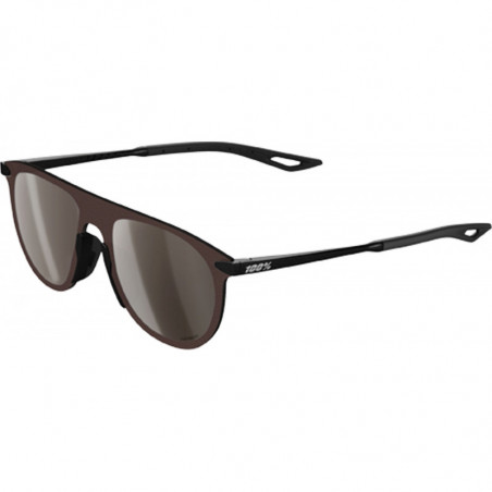 100percent Legere Coil Brille Matte Black - Hiper Silver Mirror Le