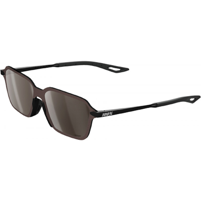 100percent Legere Trap Brille Matte Black - Hiper Silver Mirror Le