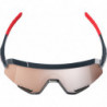 100percent Brille Slendale - Gloss Crabon Fiber - HiPPER Crimson-Silver Mirror Lens