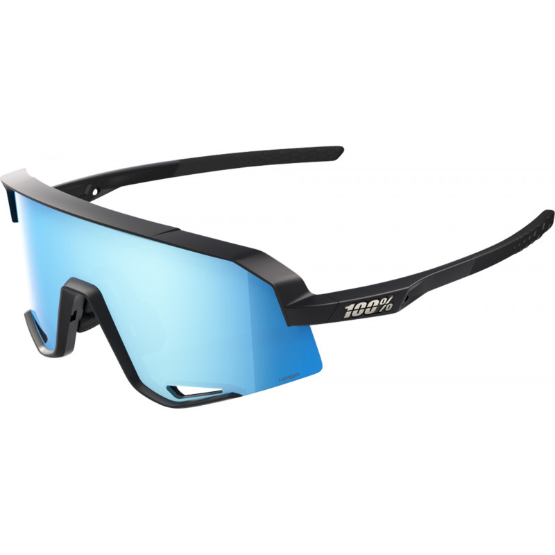 100percent Brille Slendale - Matte Black - HiPER Blue Multilayer Mirror Lens