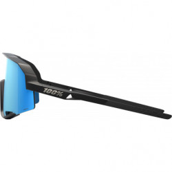 100percent Brille Slendale - Matte Black - HiPER Blue Multilayer Mirror Lens