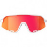 100percent Brille Slendale - Soft Tact White - HiPER Red Multilayer Mirror Lens
