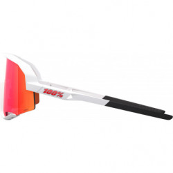 100percent Brille Slendale - Soft Tact White - HiPER Red Multilayer Mirror Lens