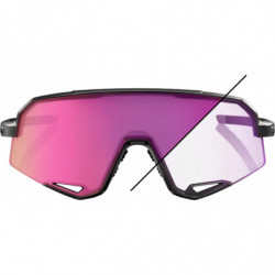 100percent Brille Slendale - Gloss Black - Photochromic Purple Mirror Lens