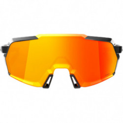 100percent Brille Korbin - Gloss Metallic Black - HiPER Red Multilayer Mirror Lens