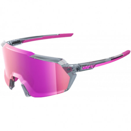 100percent Brille Korbin - Polished Translucent Grey - Purple Multilayer Mirror Lens