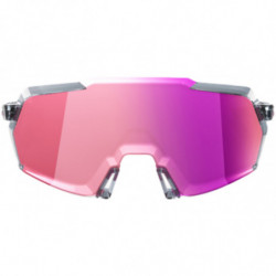 100percent Brille Korbin - Polished Translucent Grey - Purple Multilayer Mirror Lens