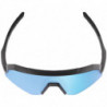 100percent Brille Slendale XS - Matte Black - HiPER Blue Multilayer Mirror Lens