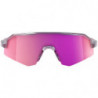 100percent Brille Slendale XS - Polished Translucent Grey - Purple Multilayer Mirror Lens