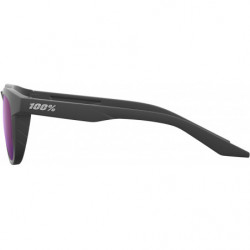 100percent Brille Slent Matte Black Purple Multilayer Mirror Lens