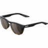 100percent Brille Slent Soft Tact Black / Havana Fade - HiPER Silver Mirror Lens
